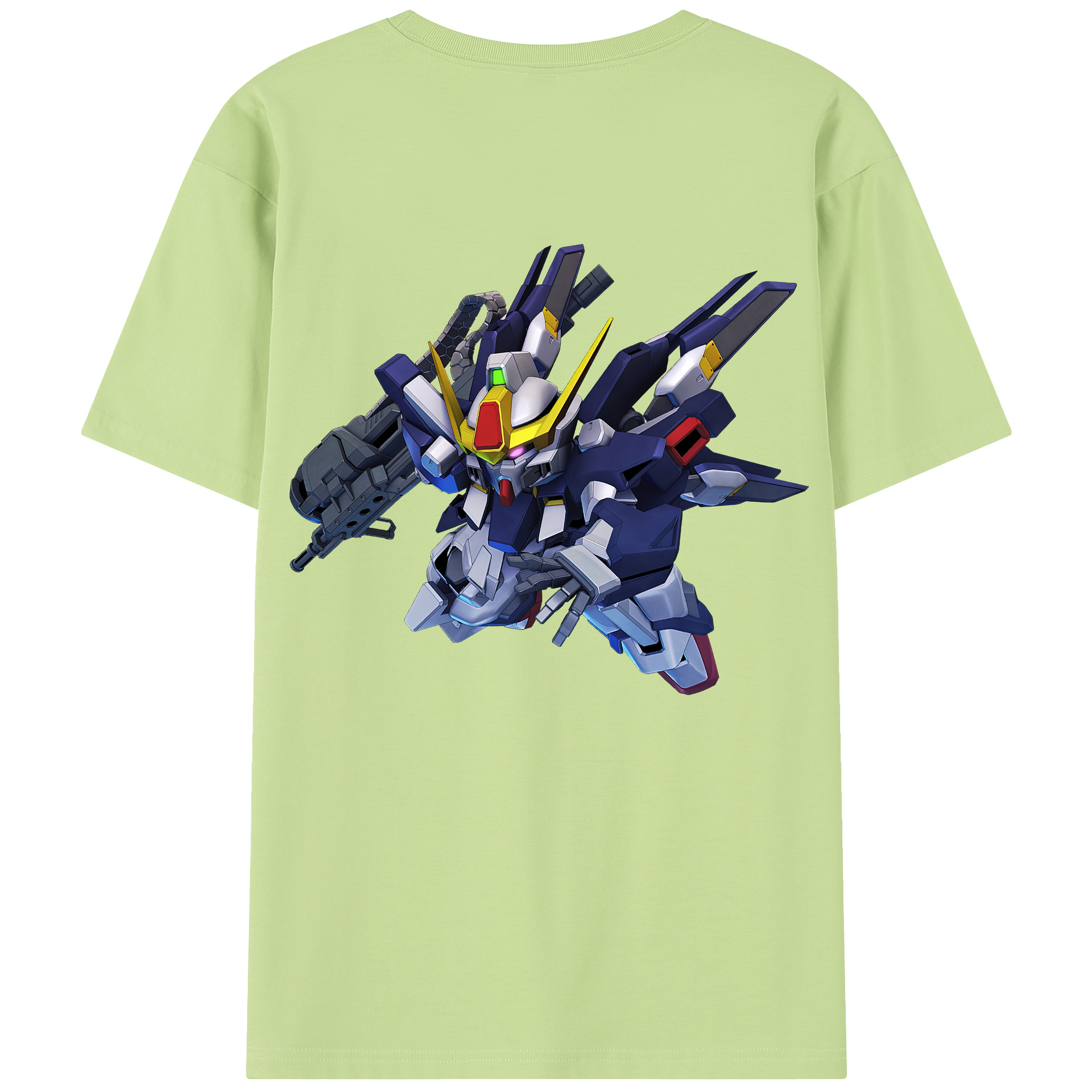 （画像用） 機動戦士ガンダム Mobile Suit Gundam 綿100％半袖Tシャツ（背面プリント）